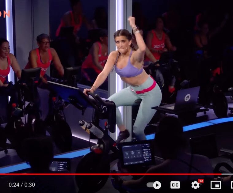 Peloton Ad: "Your Class. Your Vibe. Your Way.”